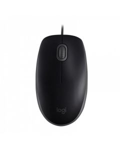 Оптична мишка Logitech B110, USB, черна
