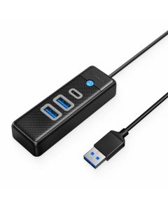 Orico PWC2U-U3-015-BK, USB Type-C, 92.9x30.6x19.5мм, 15см, черен