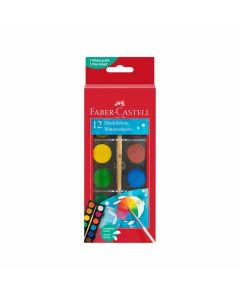 Faber-Castell Акварелни бои, 12 цвята, в малка кутия