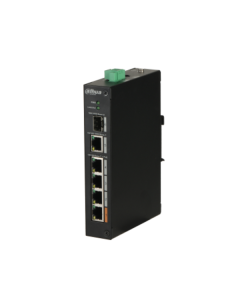 6 портов PoE мрежов комутатор, 4xPoE, 1xUplink, 1xSFP - DAHUA PFS3106-4ET-60-V2