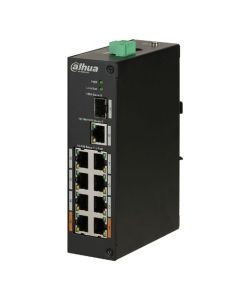 10 портов PoE мрежов комутатор 8xPOE +1xUPLINK + 1xSFP - DAHUA PFS3110-8ET-96-V2