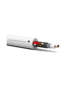 Кабел коаксиал mini RG59 + 2x0.50 бял - 100 m - Bericacavi RG174 B41ETLC2050BIANCO