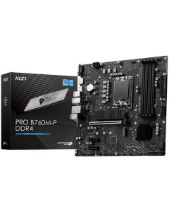 MSI PRO B760M-P DDR4, mATX, Socket 1700, Dual Channel DDR4 4800(OC)MHz