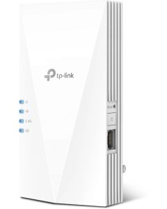 Удължител на обхват TP-LINK RE700X, WiFi 6, AX3000, 1xGbit порт, OneMesh