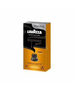 Lavazza Кафе капсула Lungo Nespresso, стандарт, алуминиева, 10 броя