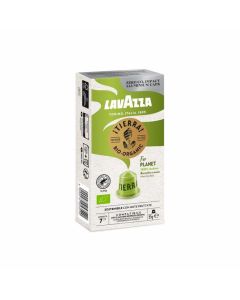 Lavazza Кафе капсула Tierra Bio Nespresso, стандарт, алуминиева, 10 броя