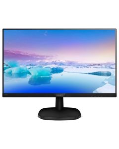 PHILIPS 243V7QJABF-00, 23.8" 1920 x 1080 Full HD, IPS, HDMI, DP, Speakers, Черен
