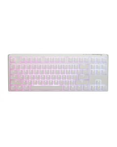 Ducky One 3 Classic, Hotswap Cherry MX Clear, RGB, Гейминг, Бяла