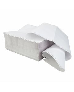Office 1 Superstore Безконечна принтерна хартия, 240 mm, 11\'\',3 пласта, бяла