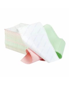Office 1 Superstore Безконечна принтерна хартия, 240 mm, 11\'\', 3 пласта,цветна