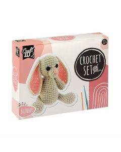 Craft ID Комплект за плетене на една кука - Заек, 12 х 9 х 12 cm