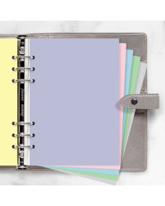 Filofax Пълнител за органайзер Pastel, A5, цветен