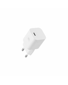 Зарядно за телефон TNB, с USB Type C кабел, 20 W, бяло