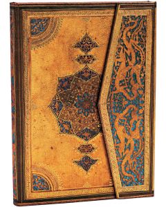 Paperblanks Тефтер Safavid, Midi, широки редове, твърда корица, 72 листа