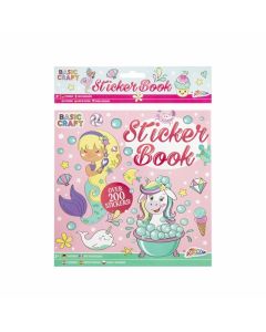 Moxy Книжка със стикери, 9 листа, розова