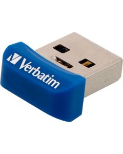 Verbatim Nano Store, 64GB, USB 3.2, Синя