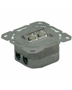 VALUE 25.99.8490 :: Розетка за стенен монтаж, STP, Cat.6А, хоризонтална, бяла