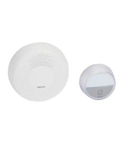 Звънец безжичен 75dB 100 m Бял - Legrand Comfort DC 94252