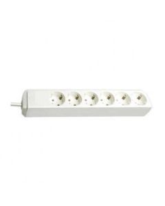 Разклонител 6x 2P+E с кабел 1.5m Бял - Brennenstuhl Eco-line BS1159420015