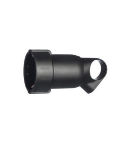 Щекер 2P+E 16A с ринг и кабел на 45° Черен - Legrand Helium 50329
