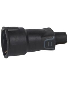 Щекер 2P+E 16А с кабел назад IP44 Черен - Legrand Helium 50343