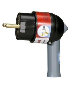 Щепсел 2P+E 16A с лесно изваждане и кабел на 90° Черен - Legrand Helium 50176