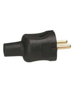 Щепсел 2P 16A с кабел назад IP44 Черен - Legrand Helium 50451