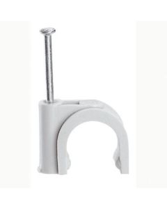 Скоба за кабел Legrand Fixfor, Ф12, с пирон, 100 броя