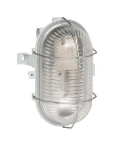 Плафон 1x60W E27 IP44 с решетка - Legrand Bulkhead 60414