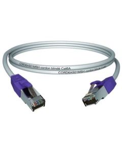 Корда C6A U/FTP 1.0 m LSZH, жълта - MMC CORD6ASxMSH MCORD6AS01JMSH