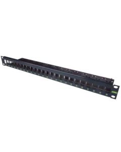 Панел 19" 1U 24XRJ45, празен - MMC BCPANx MBCPAN1UL