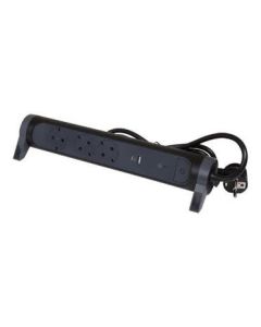 Разклонител 3x 2P+E Шуко, защита от пренапрежение, 2x USB тип A+C 3A 15W, с кабел 1.5m Legrand Premium 694512