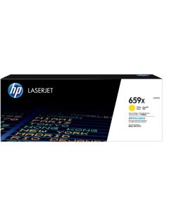 HP 659X оригинален тонер, до 29000 страници, жълт цвят