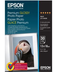 EPSON S042154 Premium glossy photo paper inkjet 255g-m2 130x180mm, 30 sheets