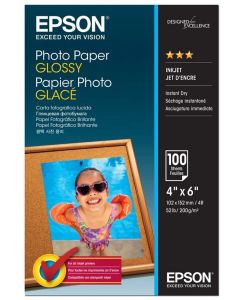 EPSON Photo paper glossy 100x150mm 100 sheets 1-pack
