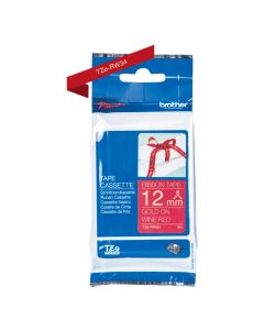 BROTHER textile tape gold-red 12mm-4m