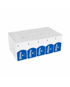 Кърпи за ръце Kimberly-Clark Kleenex 6789, двупластови, 21.2 х 21.5 cm, 186 къса, 15 броя