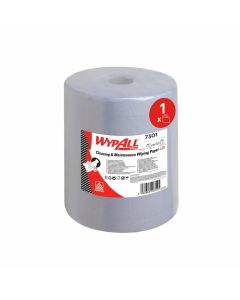 Kimberly-Clark Кърпи за почистване WypAll L20 7301, на ролка, 38 х 32.5 cm, 500 къса, сини