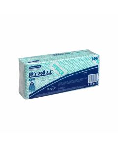 Kimberly-Clark Кърпа WypAll X50 7442, 41.8 х 24.7 cm, зелена, 50 броя
