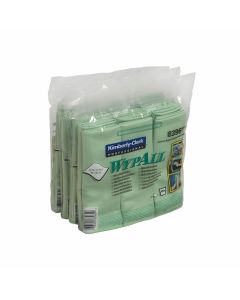 Kimberly-Clark Микрофибърна кърпа WypAll 8396, 40 х 40 cm, зелена, 6 броя