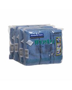 Kimberly-Clark Микрофибърна кърпа WypAll 8395, 40 х 40 cm, синя, 6 броя