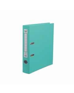 Colori Класьор, 5 cm, PP, с метален кант, аквамарин