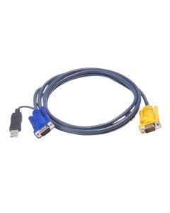 KVM кабел ATEN,PC HDB & USB към 3in1 SPHD(Keyboard-Mouse-Video), PS-2 към USB