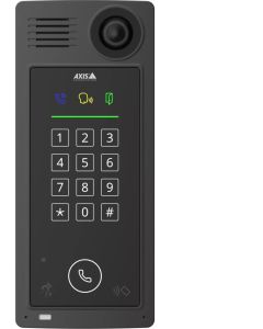 AXIS A8207-VE Mk II, Мрежова видеодомофонна станция - 6 MP IP камера, Вграден RFID четец с клавиатура
