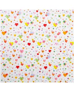 Goldbuch Хартия за опаковане - Сърца, 50 х 70 cm