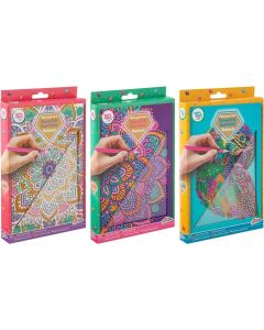 Moxy Тетрадка за рисуване с мъниста, А5, асорти, 12 броя