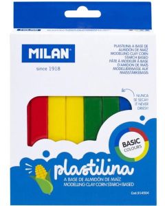 Milan Пластилин, 330 g, 4 цвята