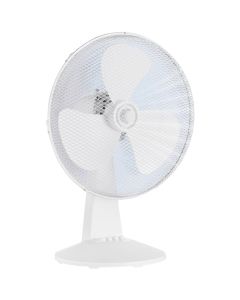 Table fan, 40W, 40cm, 3 speeds, mechanical, noise level: 50-60 dB, Oscillation 80°