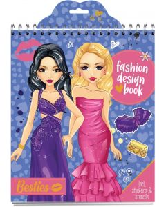 Moxy Книжка за моден дизайн, 20 листа, синя