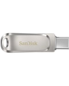 USB памет SanDisk Ultra Dual Drive Luxe, 256GB, USB 3.1 Gen 1, USB-C, Сребрист